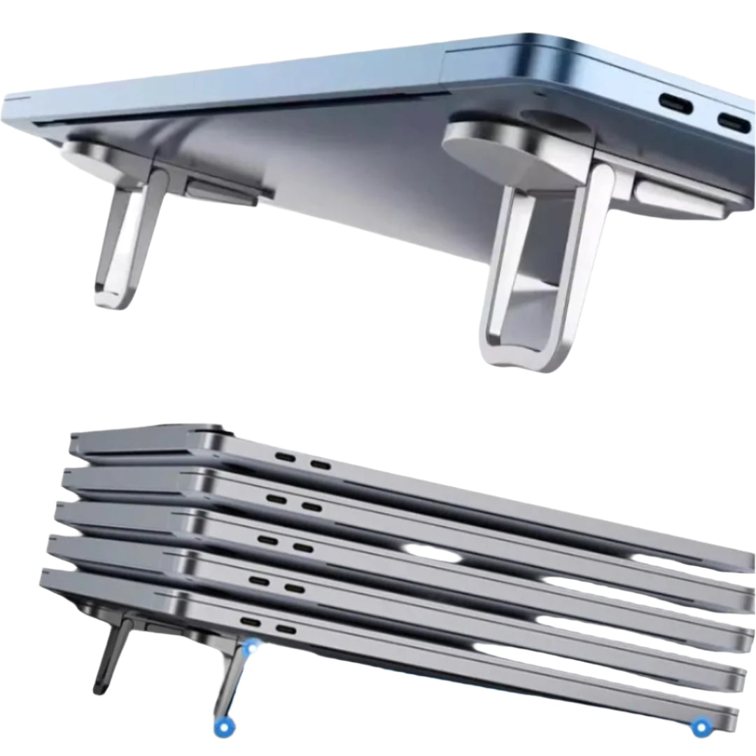 Laptop Stand 手提電腦折疊支架 – 銀色 (1套共2個) (換領日期:11月16日 至 30日)