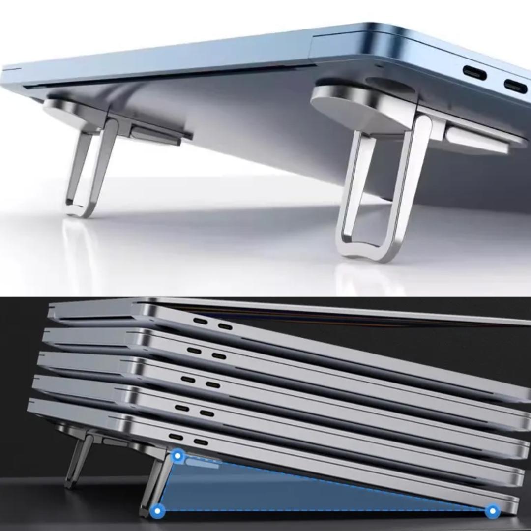 Laptop Stand 手提電腦折疊支架 – 銀色 (1套共2個) (換領日期:11月16日 至 30日)