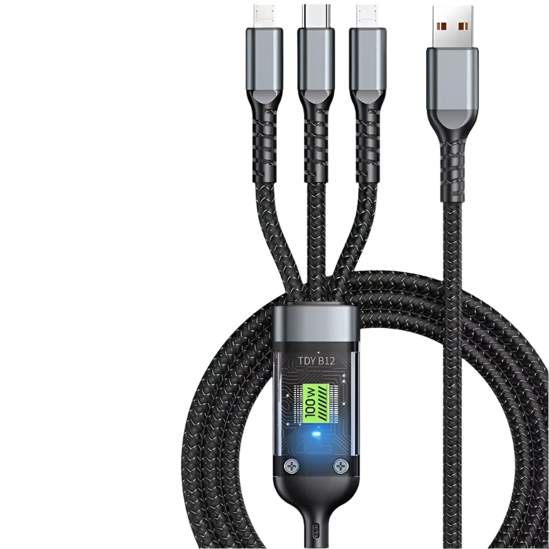 3合1快充 100W 充電線 (換領日期：9月16日 至 30日)